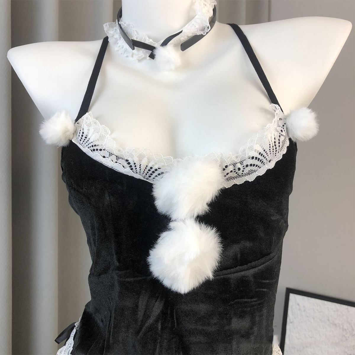 Christmas Bunny Bodysuit Temptation Lingerie Set