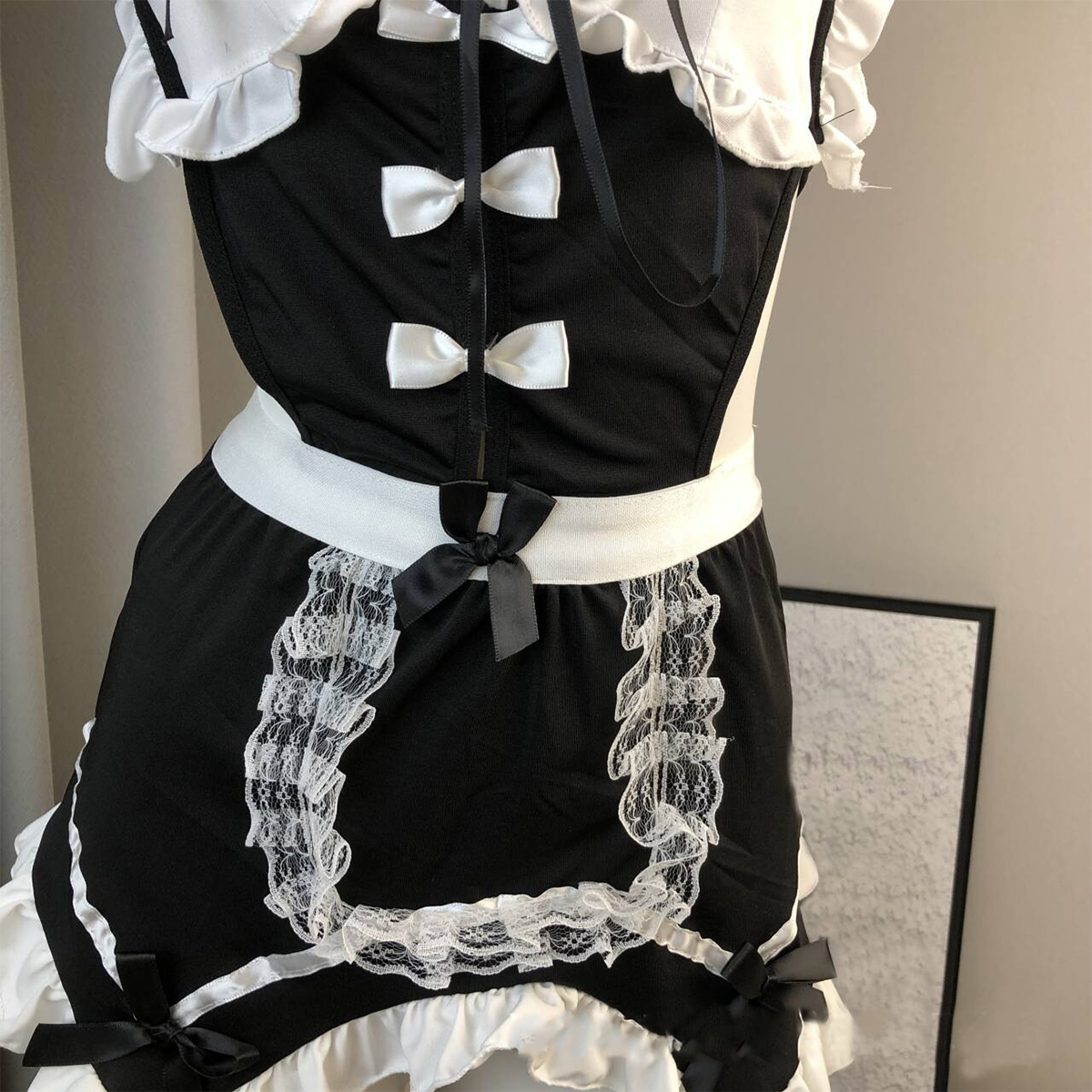 Maid Outfit with No-Remove Design Pure Desire Lingerie Set