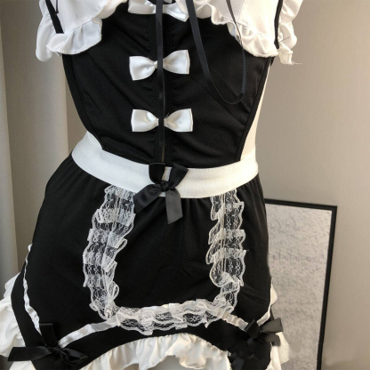 Maid Outfit with No-Remove Design Pure Desire Lingerie Set
