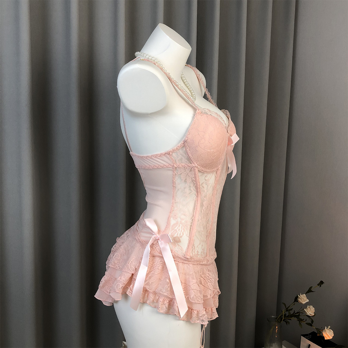 Lace Shaping Tank Top No-Remove Temptation Lingerie