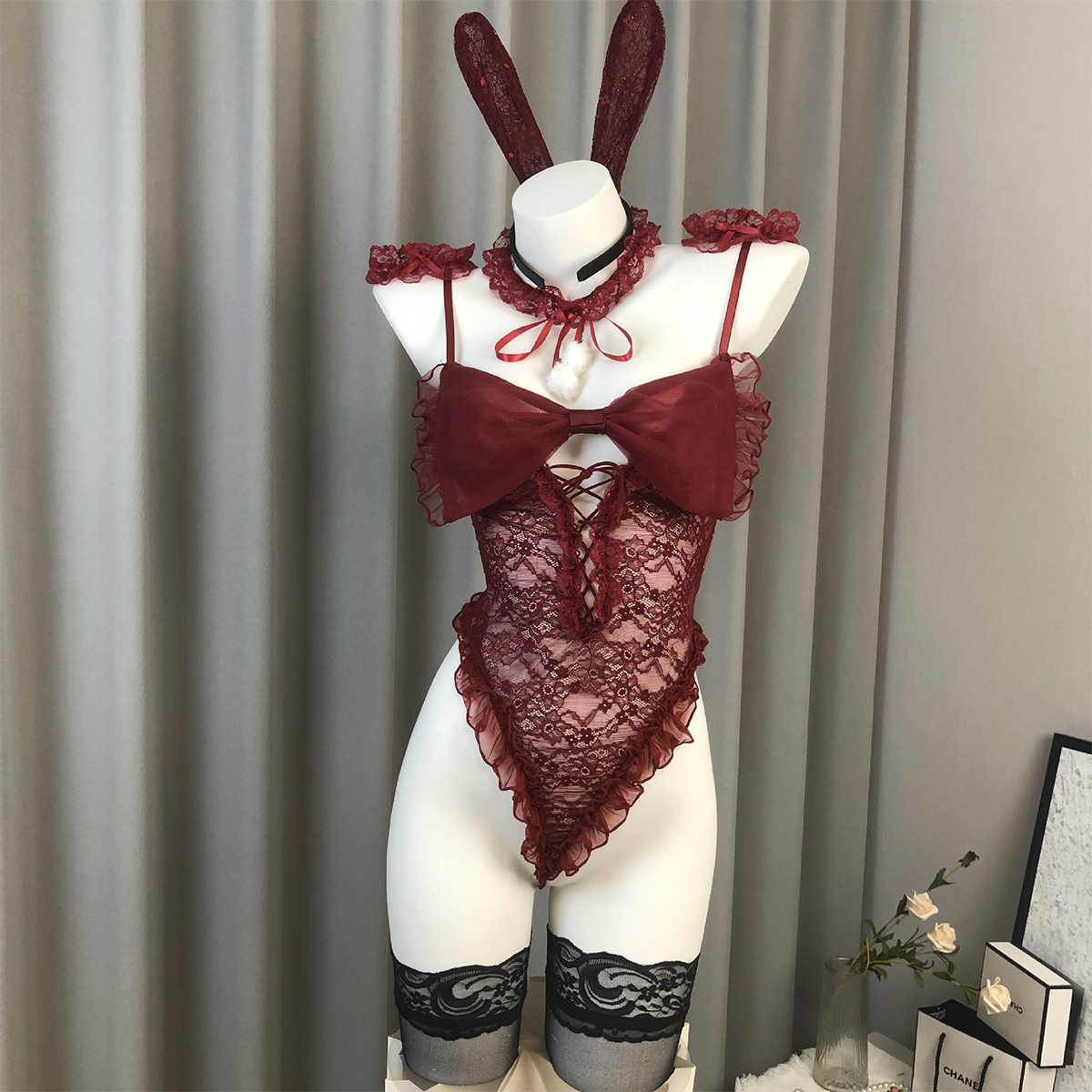 Bunny Lingerie Set with Midnight Charm 24