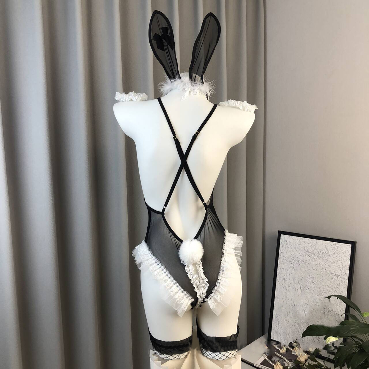 Bodysuit Bunny Lingerie Set  05