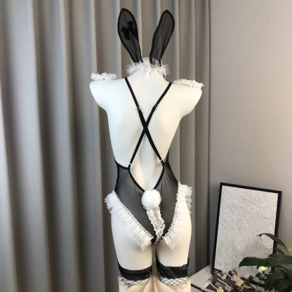 Bodysuit Bunny Lingerie Set  05