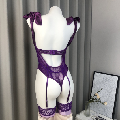 Lace Open-Crotch Tank Top Shaping Lingerie