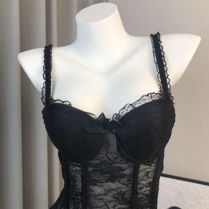 Lace Strappy Tank Top Shaping Lingerie  07