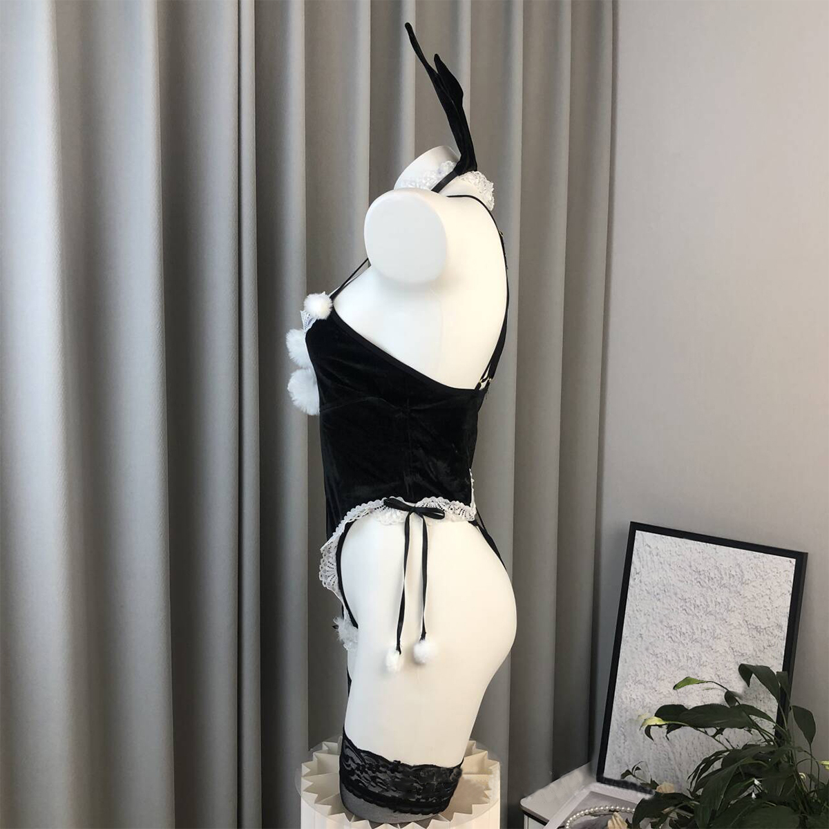 Christmas Bunny Bodysuit Temptation Lingerie Set