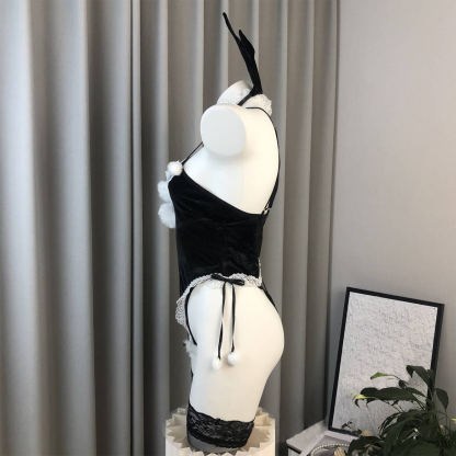 Christmas Bunny Bodysuit Temptation Lingerie Set