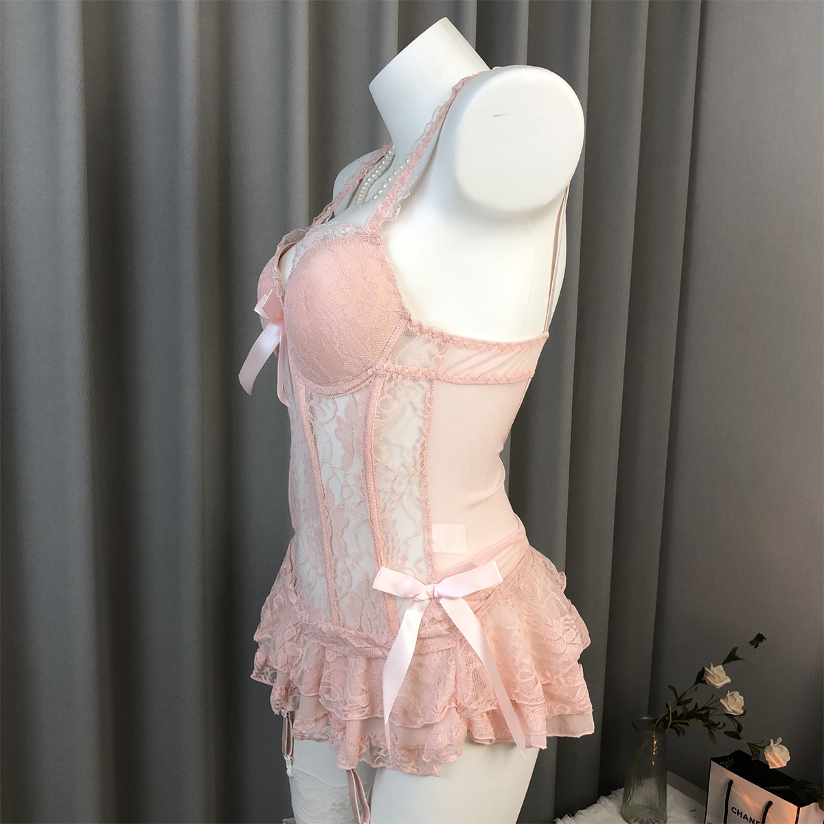 Lace Shaping Tank Top No-Remove Temptation Lingerie