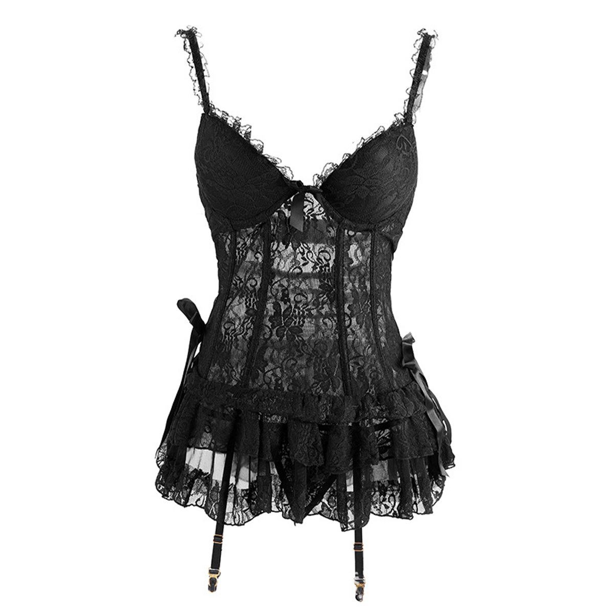 Lace Strappy Tank Top Shaping Lingerie  07