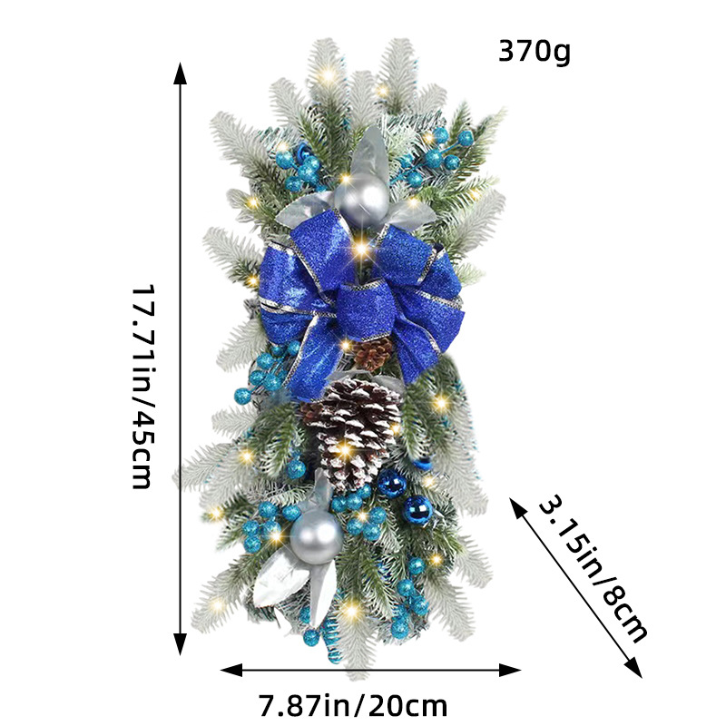 Christmas Garland The Cordless Prelit Stairway Swag Trim