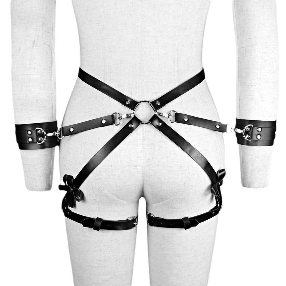 Leather One Piece Pants