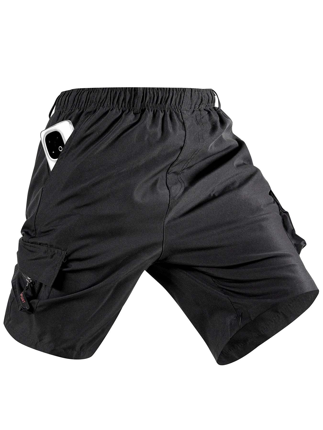 Men's Multi-Pocket Camouflage Cargo Shorts