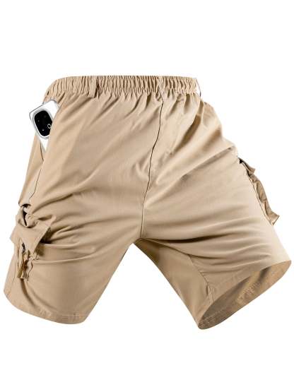 Men's Multi-Pocket Camouflage Cargo Shorts