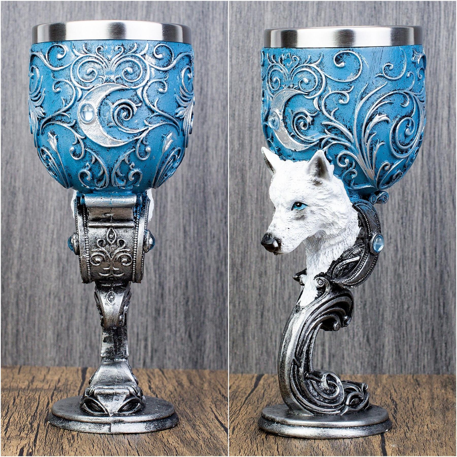 Spirit animals Wine Goblet Witch Wine Cup-MoonChildWorld