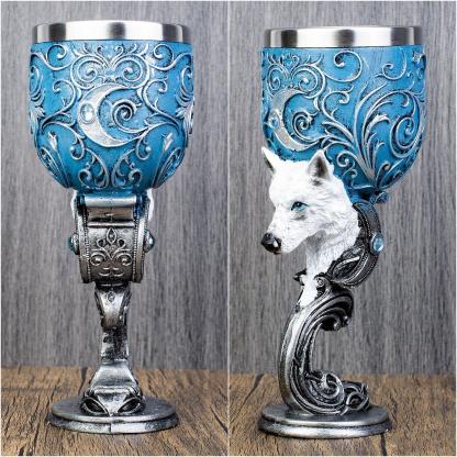 Spirit animals Wine Goblet Witch Wine Cup-MoonChildWorld