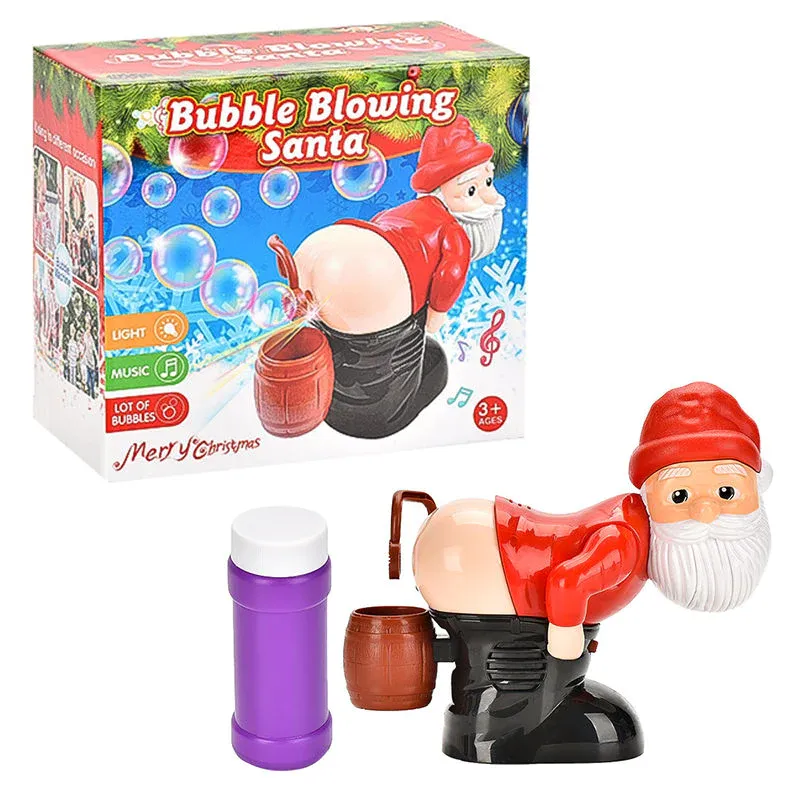 🎄Funny Santa Bubble Blowing Machine