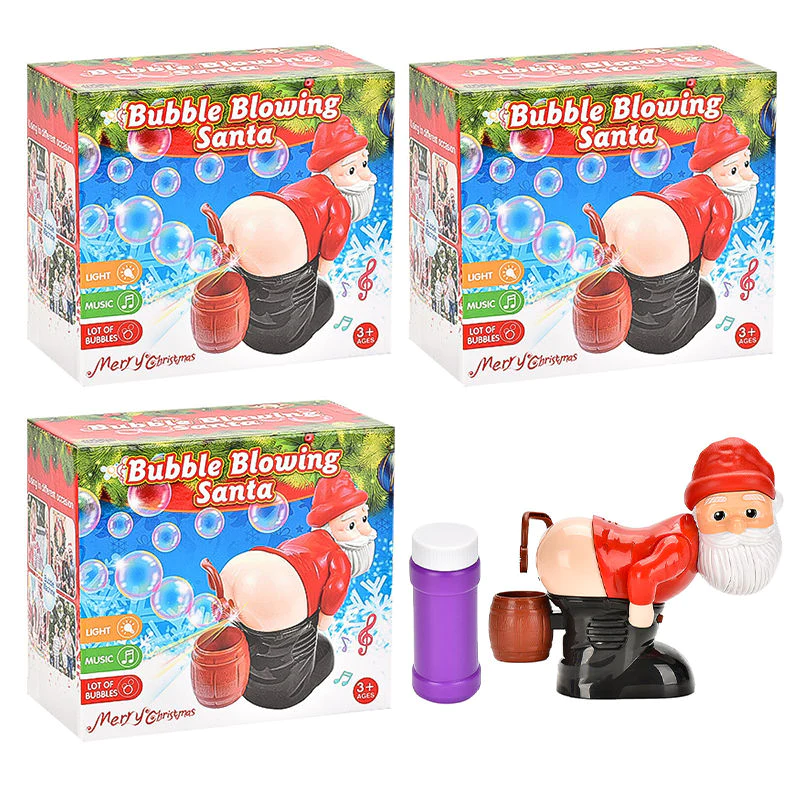 🎄Funny Santa Bubble Blowing Machine