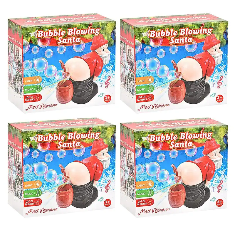 🎄Funny Santa Bubble Blowing Machine