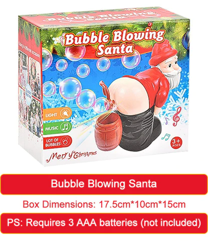 🎄Funny Santa Bubble Blowing Machine