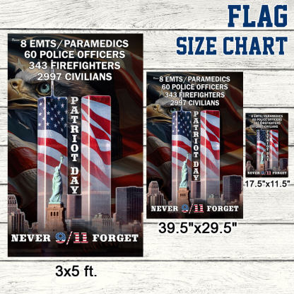 Never Forget Patriot Day Eagle American Flag