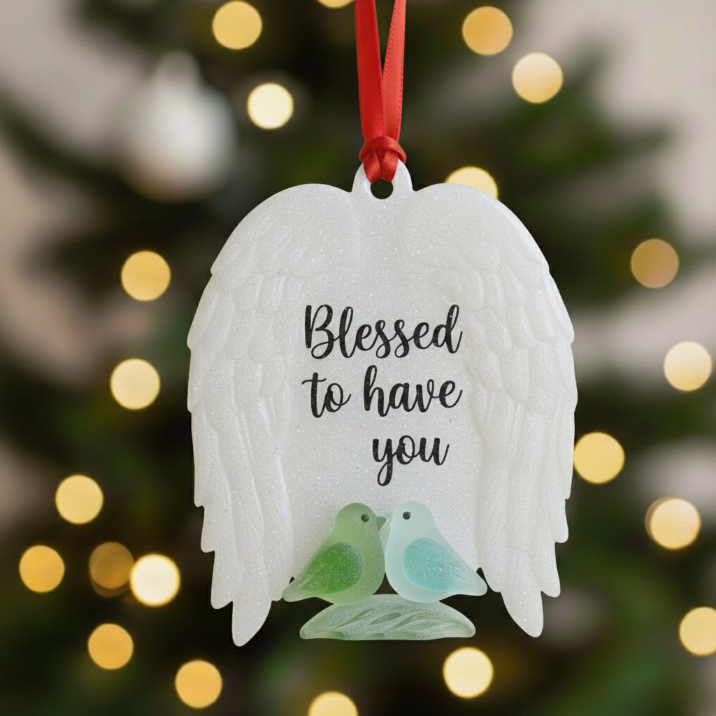 🌊🎄 Sea Glass Christmas Ornaments