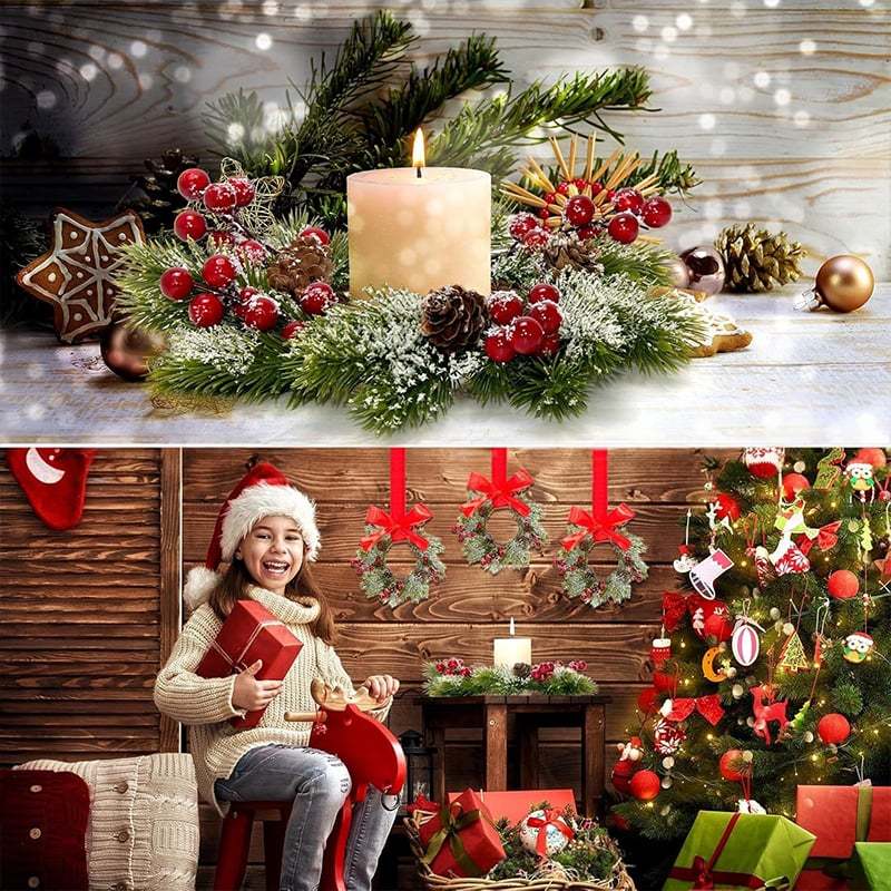 🔥$6.99 Today Only⚡ 50K+ SOLD! Almost Gone-💥🎁Christmas Mini Window Wreaths