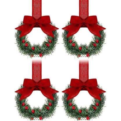 🔥$6.99 Today Only⚡ 50K+ SOLD! Almost Gone-💥🎁Christmas Mini Window Wreaths