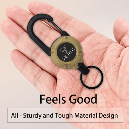 🏆Limited Sale Buy 1 Get 1 Free🎁3 In 1 New Multifunctional Retractable Pull Reel Carabiner Keychain
