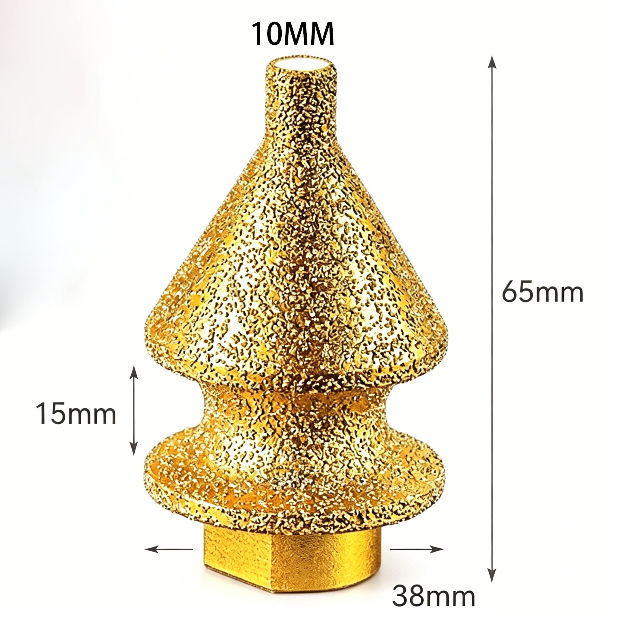 🔩⚙️ Diamond Chamfer & Hole Enlarger Bit | 4-in-1 Tile & Marble Tool for Angle Grinders