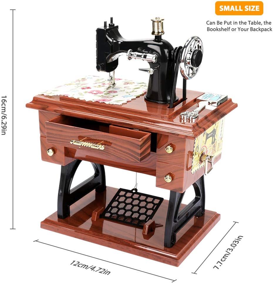 FLASH SALE 49% OFF💥Vintage Sewing Machine Design Music Box🎶