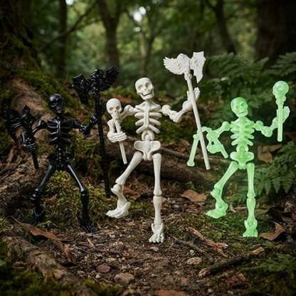 🦴 Bring Your Tabletop Battles to Life – Articulated Skeleton Action Figure Kit ⚔️