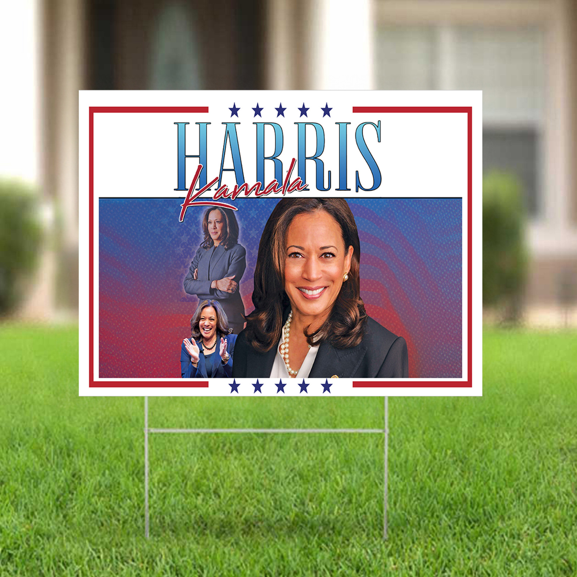 Kamala Harris 2025 Yard Sign Kamala Harris For President Democrat Lawn