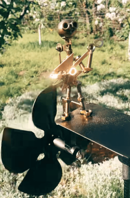 Handmade Metal Rock Band Windmill