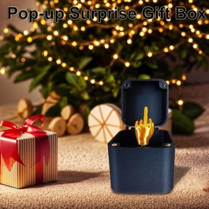 Finger in a Box Funny Gifts Pop Up Inappropriate White Elephant Idea