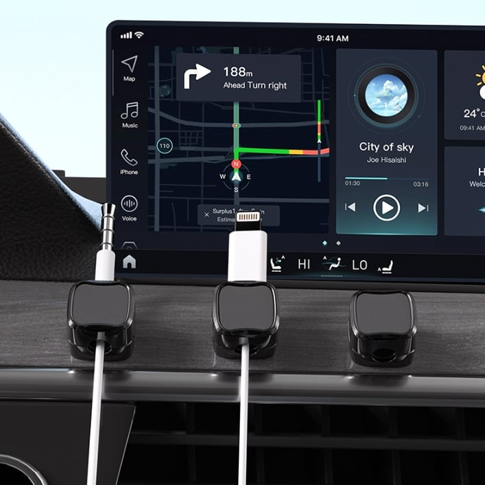 🔥BUY MORE SAVE MORE—Magnetic Cord Organizer, Easy Secure Adhesive Cable Management