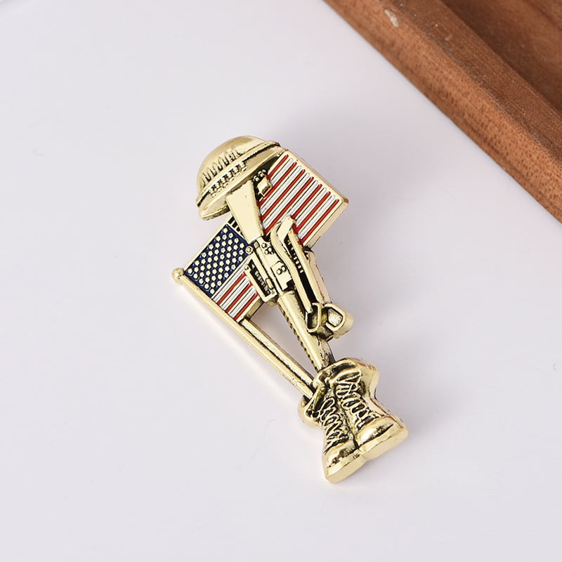 Handmade Soldier Memorial Pin