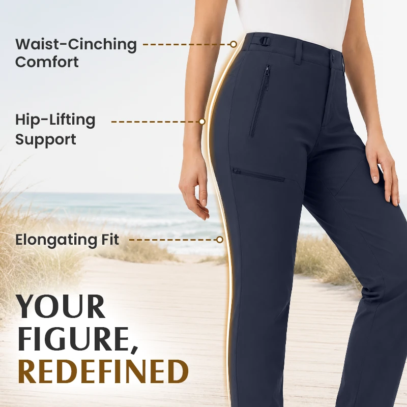 Trelovia - Women's Stretch Flex-Fit Outdoor Utility Pants