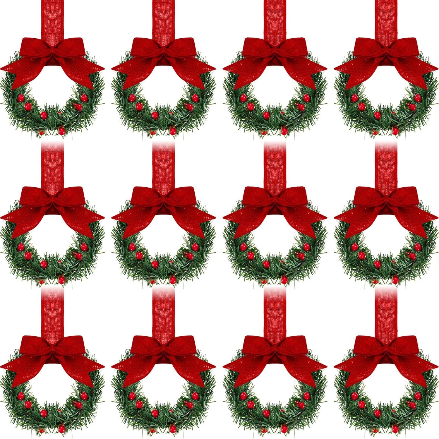 🔥$6.99 Today Only⚡ 50K+ SOLD! Almost Gone-💥🎁Christmas Mini Window Wreaths