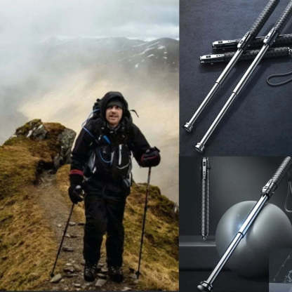 🔥HOT SALE NOW 49% OFF🔥2025 New Automatic Retractable Hiking Stick