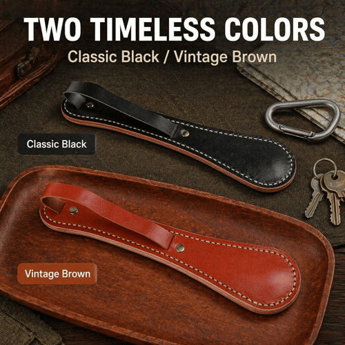 ✨HOT SALE 45% OFF🔥Tactical Outdoor Self-Defense Boston Leather Slapper🛡️