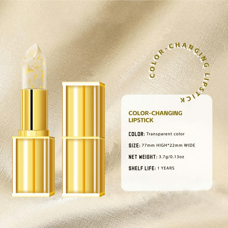💋 Experience Luxurious Lips ✨Transferproof Color-Changing Lipstick💄CrystalClear Color Alchemy 💋 Auto-Tints on Contact!