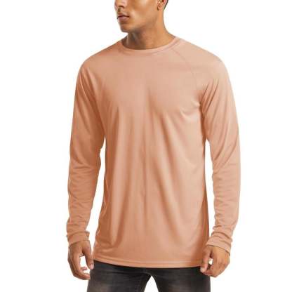 🏆50K+ Sold⚡ Men’s UPF 50+ Long Sleeve Performance Shirt – Quick Dry, Lightweight & Breathable