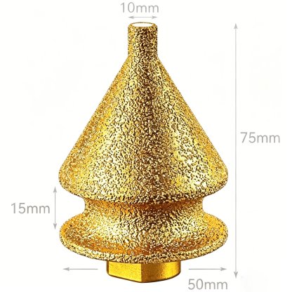 🔩⚙️ Diamond Chamfer & Hole Enlarger Bit | 4-in-1 Tile & Marble Tool for Angle Grinders