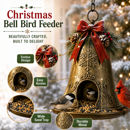 ⛄  Christmas Bird Feeder Collection –✨ Festive Hanging Garden Feeders for Wild Birds