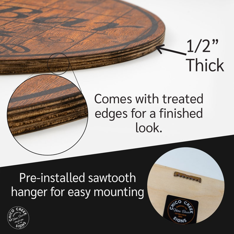 Personalized Whiskey Bar Sign Wood Signs Pub Bar