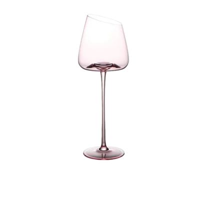 Pink Flamingo Slanted Lipstick Wine Glass Sweet Wine Glass High Value Luxury Home Goblet Wine Champagne Glass Cup Wedding Gift-Wildvoy