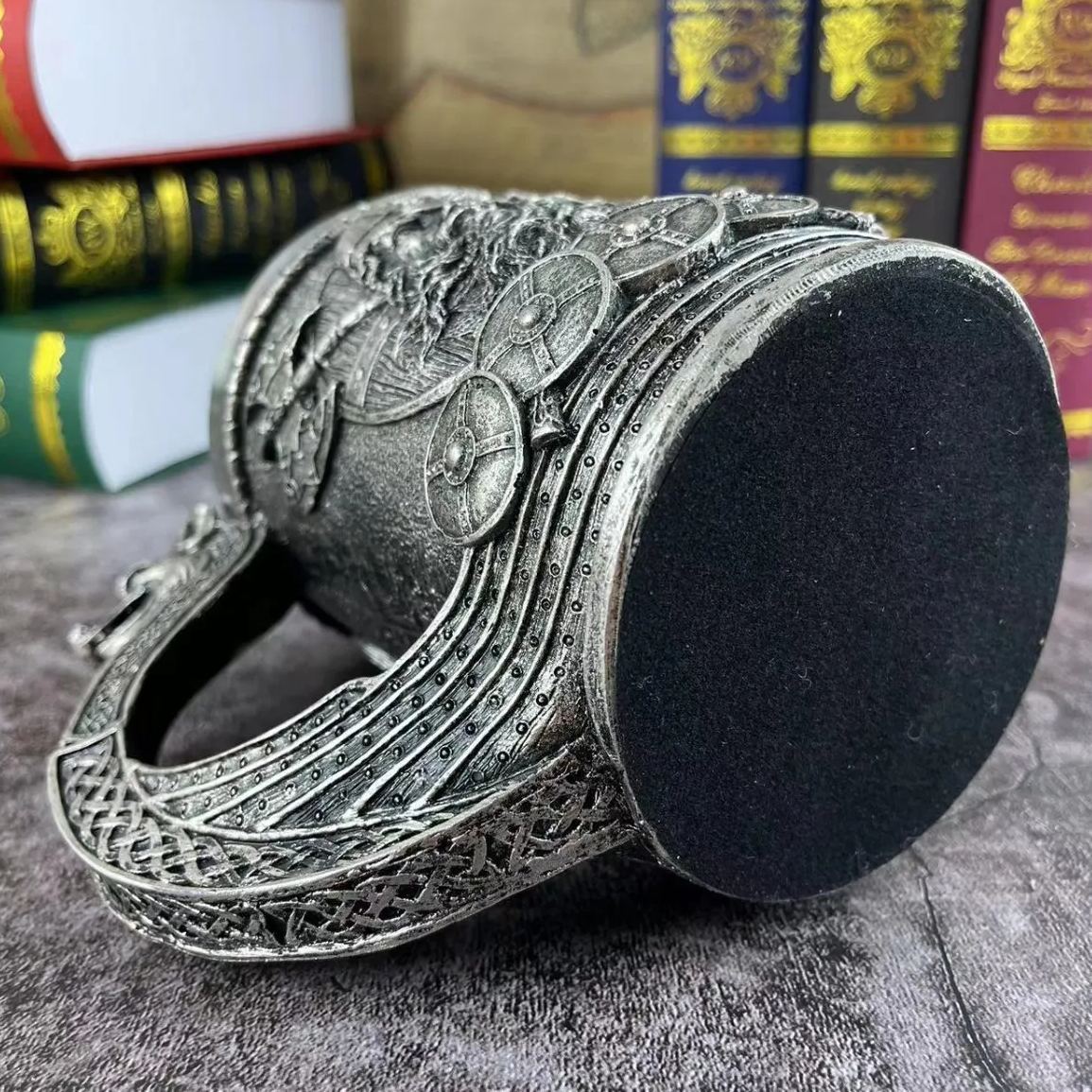 Medieval Vintage Beer Cup Personalized Viking Mug Large Capacity Retro Water Cup Norse Mythology Coffee Cup-Wildvoy