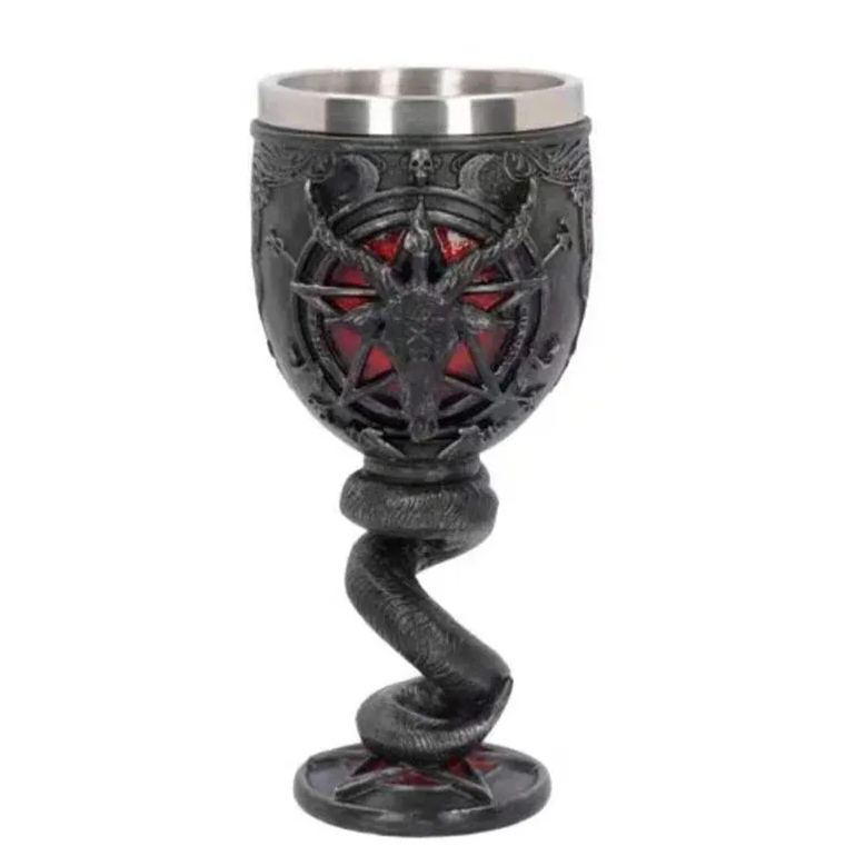 Medieval Viking Mug 3D Gothic Sculpture Beer Mugs Vintage Goblet Pewter Tankards