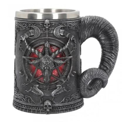 Medieval Viking Mug 3D Gothic Sculpture Beer Mugs Vintage Goblet Pewter Tankards