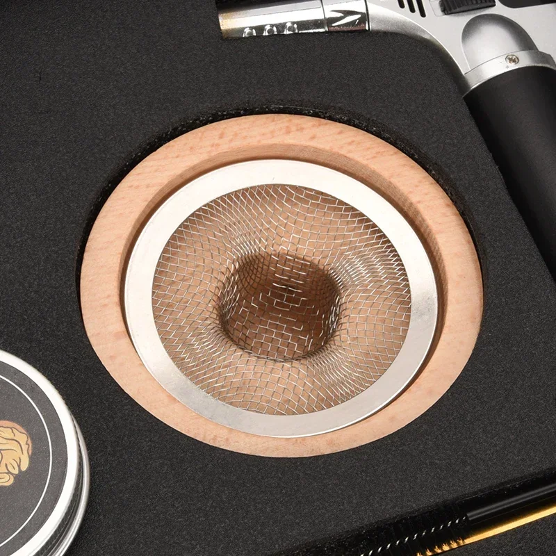 Whiskey Cocktail Smoker Kit with Torch Old Fashioned Kit Drink Smoker  for  Bourbon Brandy Wine 